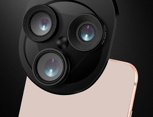 Phone Camera Lens Kit 3 in 1 Trinity Wide-Angle Fisheye Macro Professional HD Lens Integrated Turntable for iPhone Samsung Huawei HTC Smartphone iPad Tablets